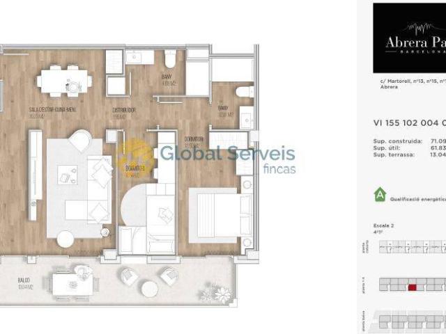 Piso en venta en Abrera