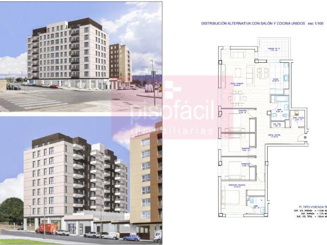 Piso en venta en Lugo, Lugo