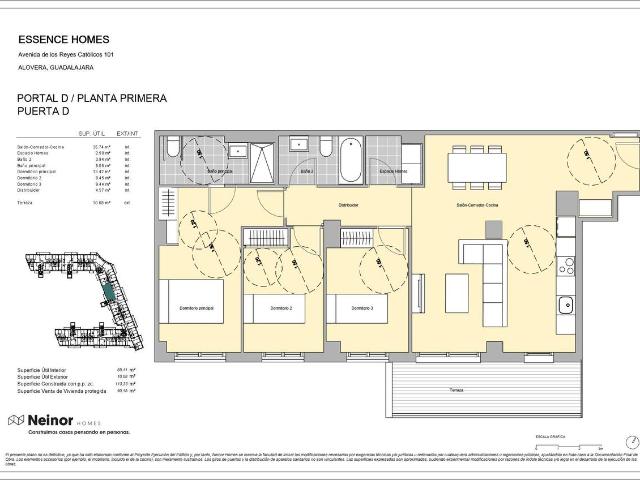 Piso en venta en Alovera, Castilla-La Mancha