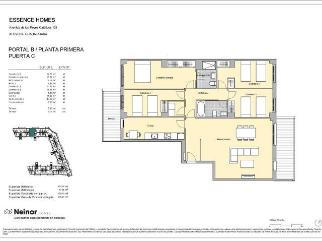 Piso en venta en Alovera, Castilla-La Mancha