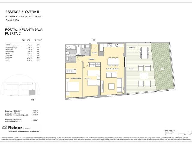 Piso en venta en Alovera, Castilla-La Mancha