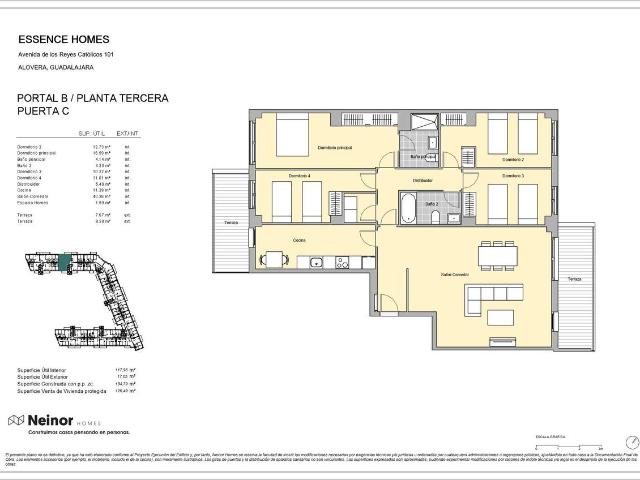 Piso en venta en Alovera, Castilla-La Mancha