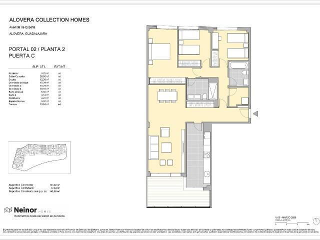 Piso en venta en Alovera, Castilla-La Mancha
