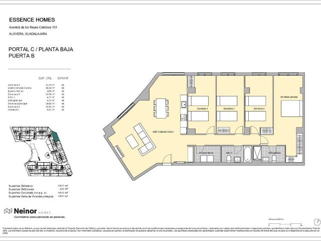 Piso en venta en Alovera, Guadalajara