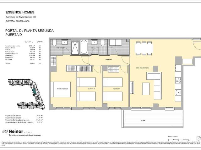 Piso en venta en Alovera, Guadalajara