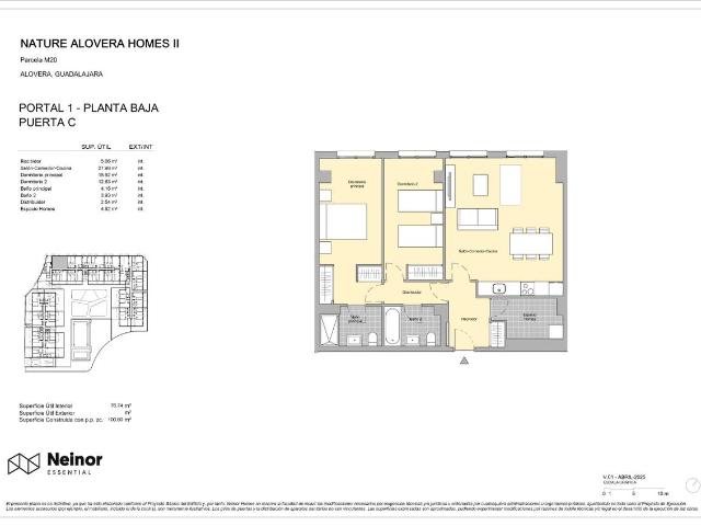 Piso en venta en Alovera