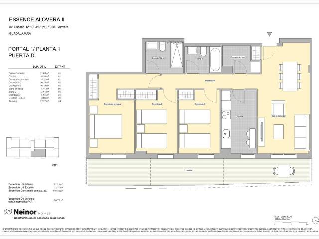 Piso en venta en Alovera, Castilla-La Mancha