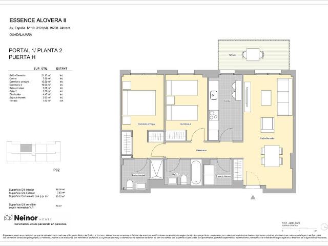 Piso en venta en Alovera, Castilla-La Mancha