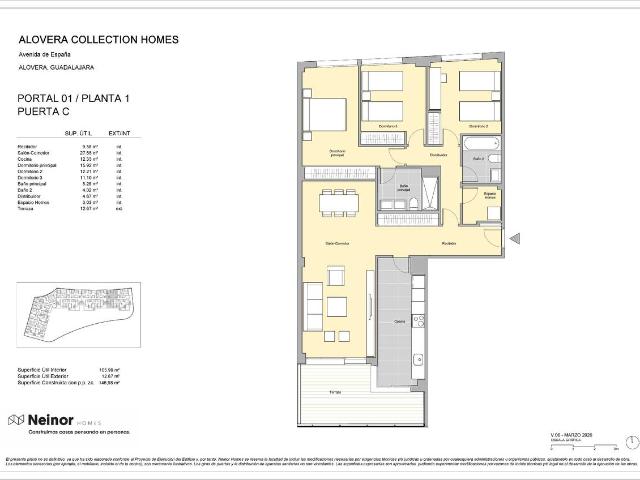 Piso en venta en Alovera, Castilla-La Mancha