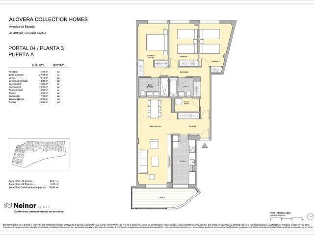 Piso en venta en Alovera, Castilla-La Mancha