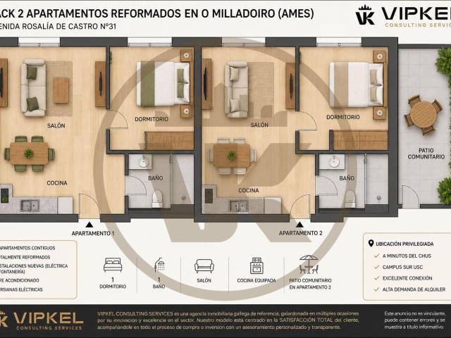 Piso en venta en Ames, Santiago