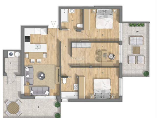 Piso en venta en Zubikurtze, Amorebieta-etxano