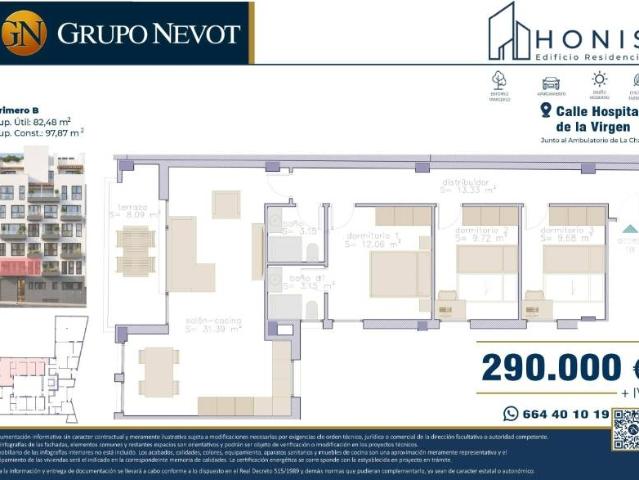 Piso en venta en Centro, Comarca de la Vega de Granada