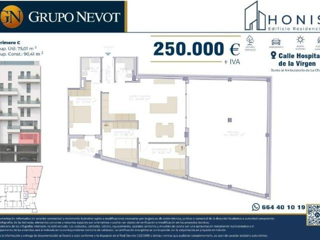 Piso en venta en Centro, Comarca de la Vega de Granada