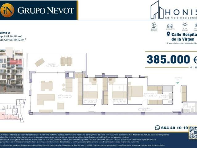 Piso en venta en Centro, Comarca de la Vega de Granada