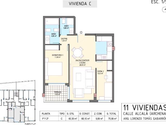 Piso en venta en La Algaida, Valle de Ricote