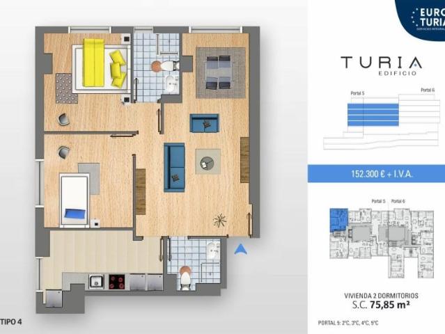 Piso en venta en Arroyo De La Encomienda, Valladolid