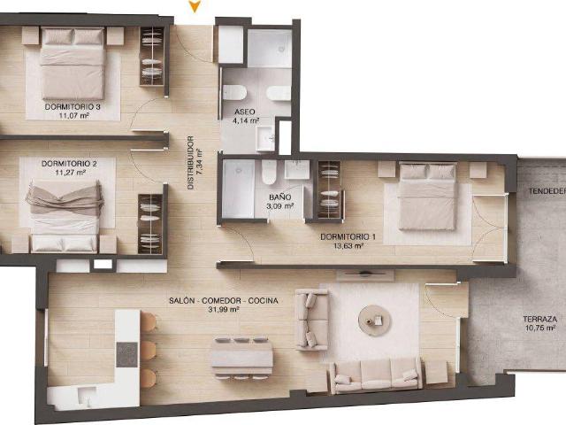 Piso en venta en Balmaseda, Guipúzcoa