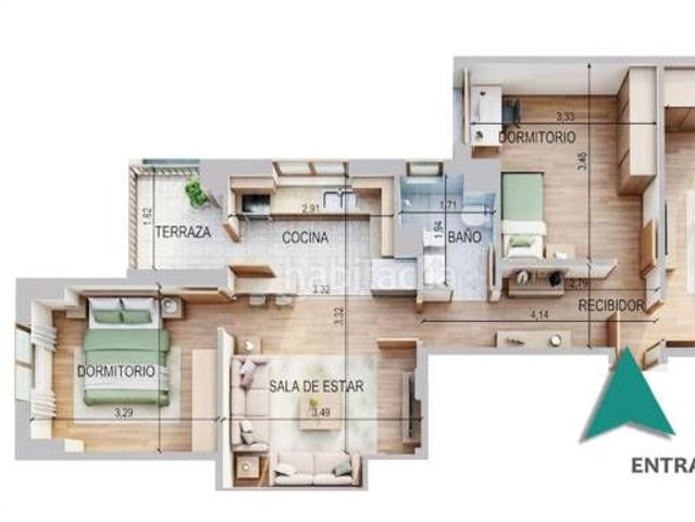Piso en venta en Ariz, Basauri
