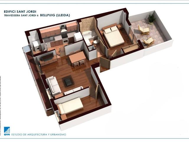 Piso en venta en Bellpuig