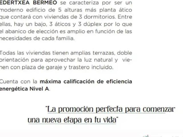 Piso en venta en Bermeo, Bizkaia