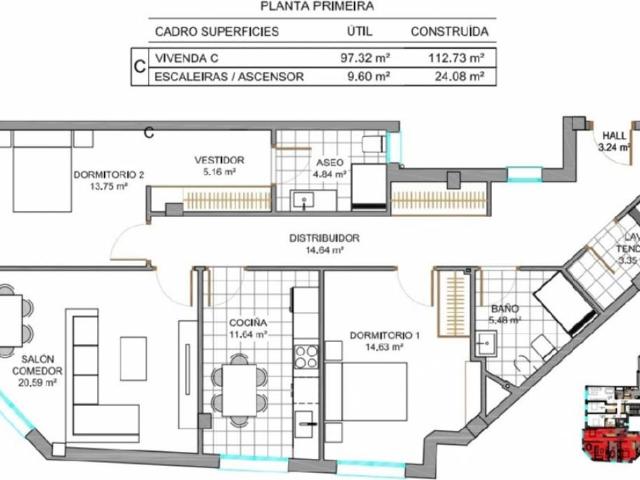 Piso en venta en Boiro