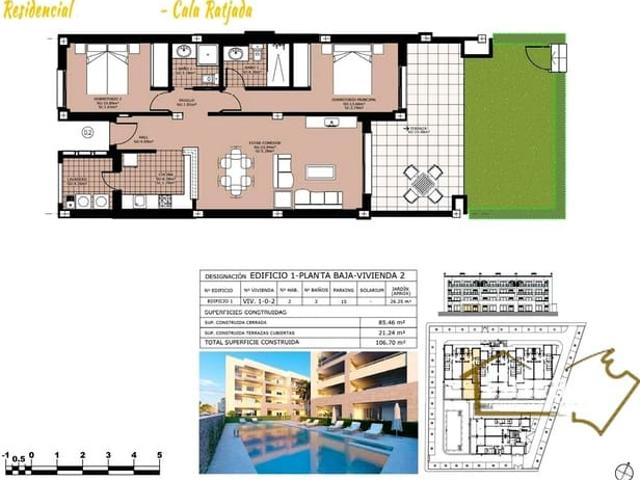 Piso en venta en sa Pedruscada, Llevant
