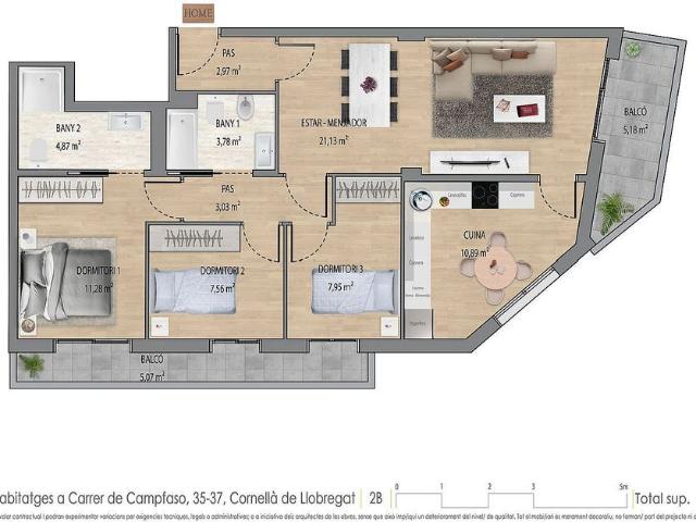 Piso en venta en Almeda, Cornellà De Llobregat