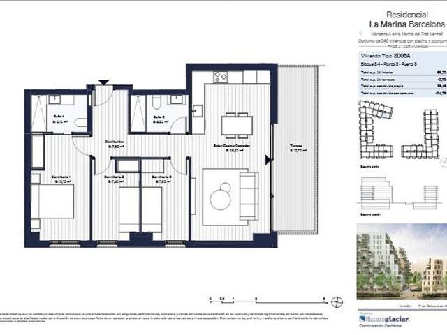 Piso en venta en Districte III, Barcelonès