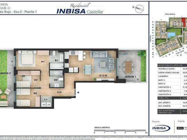 Piso en venta en Castellar Del Vallès