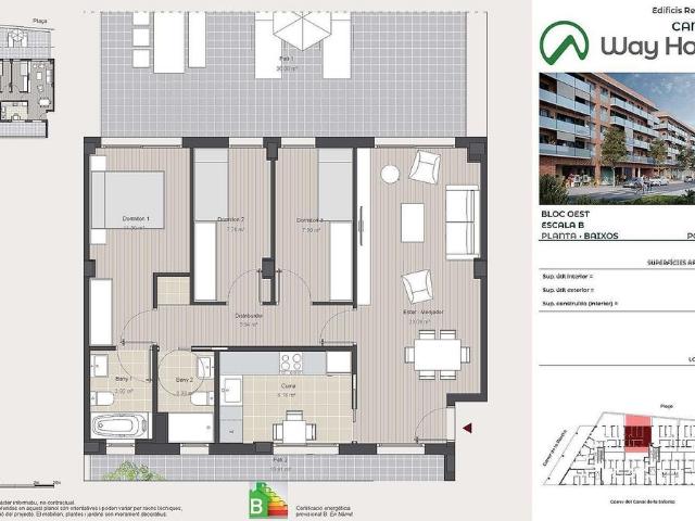 Piso en venta en El Canal, Baix Llobregat