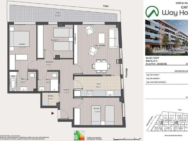 Piso en venta en El Canal, Baix Llobregat
