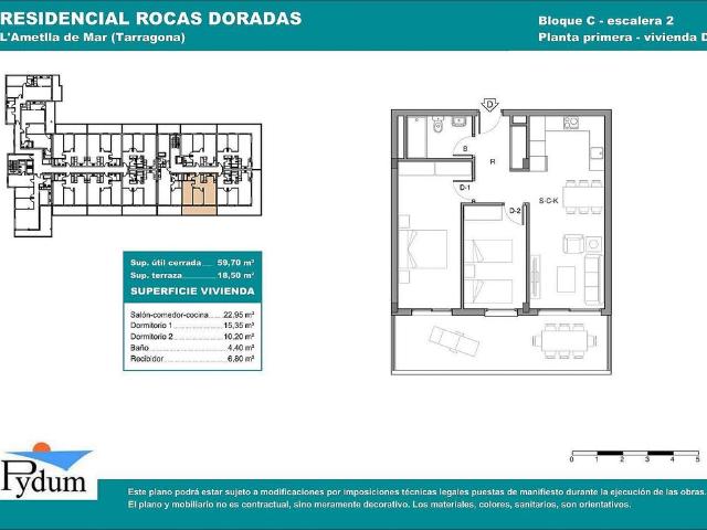 Piso en venta en l'Estany, Baix Ebre