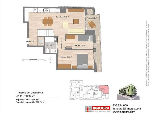 Piso en venta en Lledoner, Vallès Oriental