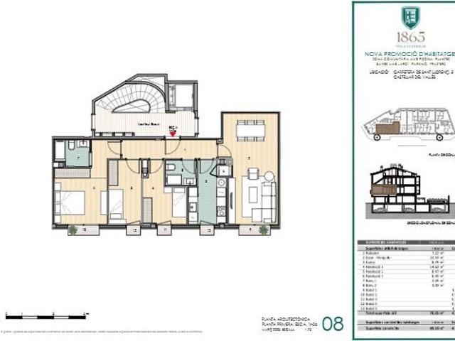 Piso en venta en Castellar Del Vallès, Airesol C