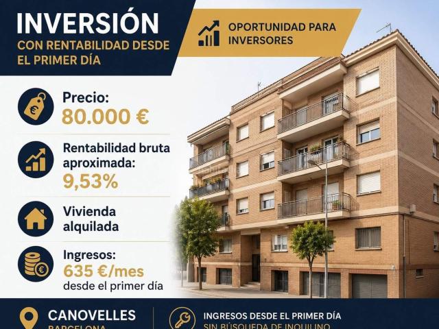 Piso en venta en La Barriada Nova, Vallès Oriental