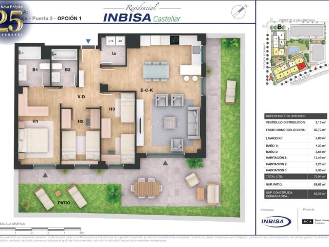 Piso en venta en Castellar Del Vallès