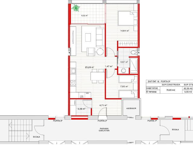 Piso en venta en Badalona, Centre