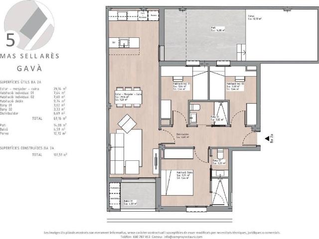 Piso en venta en Gavà, Àngela Roca