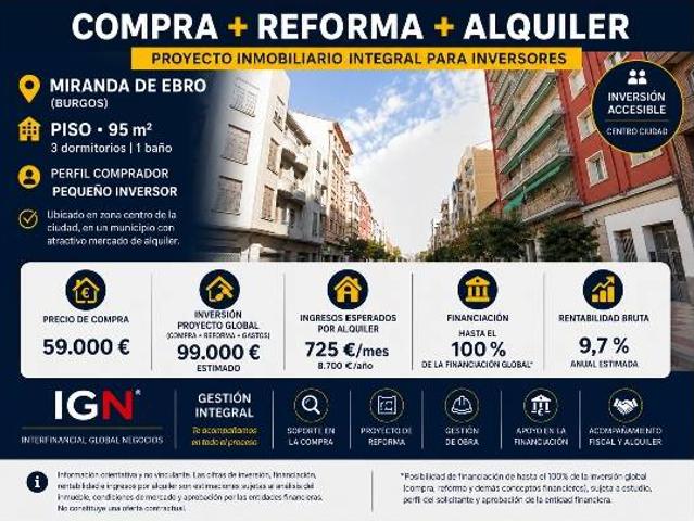 Piso en venta en Allende, Miranda De Ebro