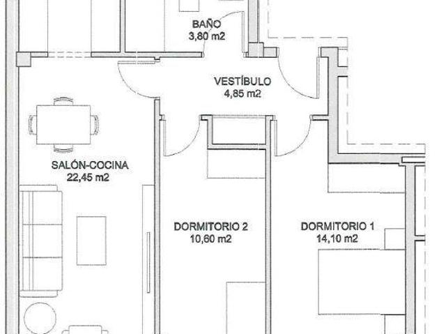 Piso en venta en Melilla