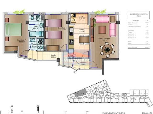 Piso en venta en Cangas, O Morrazo