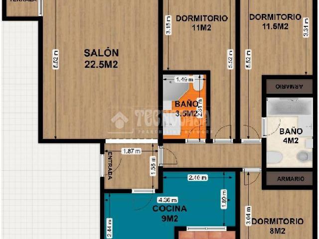 Piso en venta en Getafe, Centro