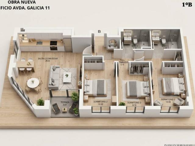 Piso en venta en Gijón, Asturias
