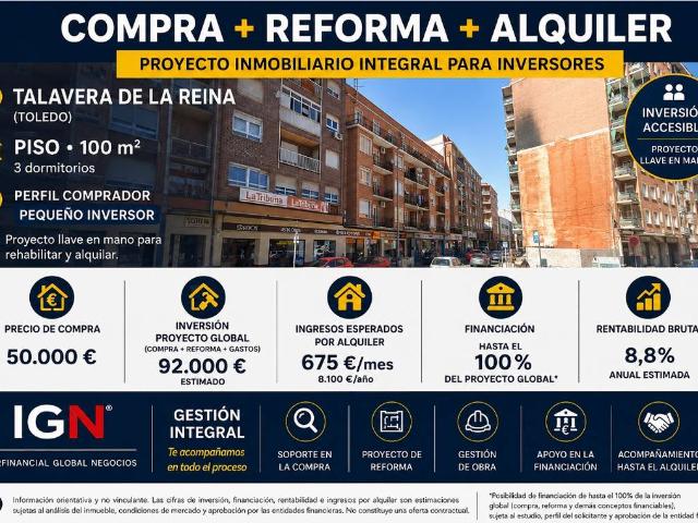 Piso en venta en San Jerónimo, Talavera De La Reina