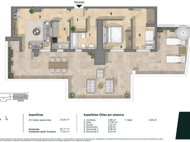 Piso en venta en Fiñana, Almería