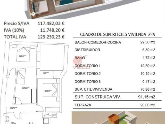 Piso en venta en Fuentes, Castilla-La Mancha