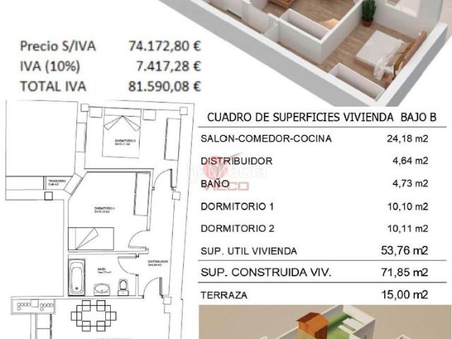 Piso en venta en Fuentes, Castilla-La Mancha