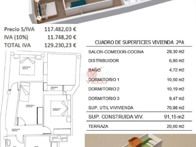 Piso en venta en Fuentes, Castilla-La Mancha