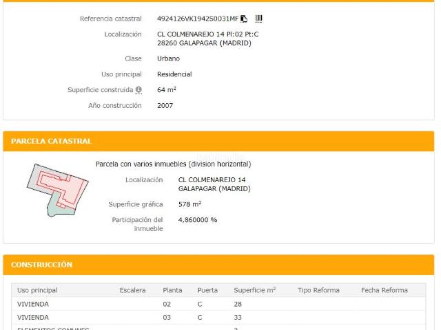 Piso en venta en Galapagar